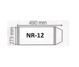 Okładka A4 regulowana 25szt. wys.273mm | 0387