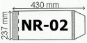 Okładka na zeszyt do nut 25szt. wys.237mm | 0202