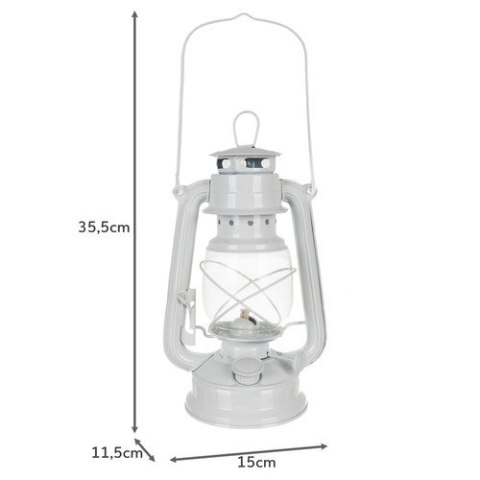 Lampa naftowa 24 cm biała 20693 Lampa naftowa 24 cm biała 20693