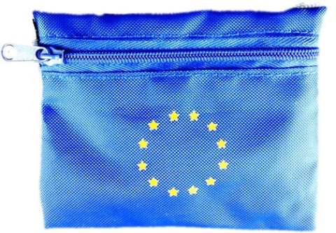 Portfel saszetka 'Euro' 11x8.5cm ze sznurkiem 12szt. | PO-125TS