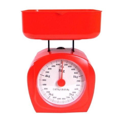 Waga kuchenna czerwona 5kg | WG205 Waga kuchenna czerwona 5kg | WG205