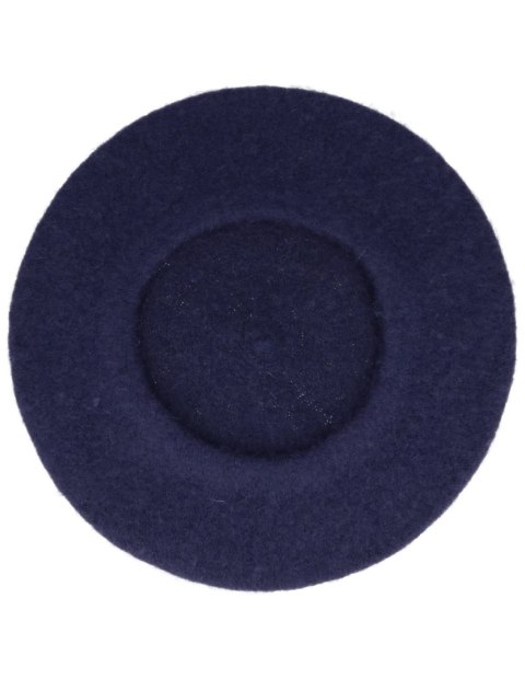 Beret damski w stylu francuskim granatowy Beret damski w stylu francuskim granatowy