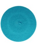 Beret damski w stylu francuskim turkusowy