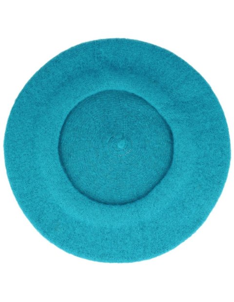 Beret damski w stylu francuskim turkusowy Beret damski w stylu francuskim turkusowy