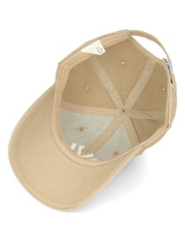 Czapka z daszkiem snapback regulowana beżowa