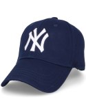 Czapka z daszkiem snapback regulowana granatowa