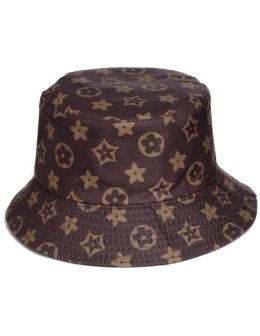 Kapelusz czapka rybacki bucket hat brązowy