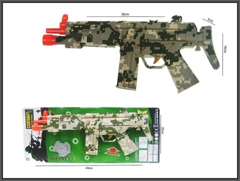 Karabin z wibracją i dźwiękiem 36cm