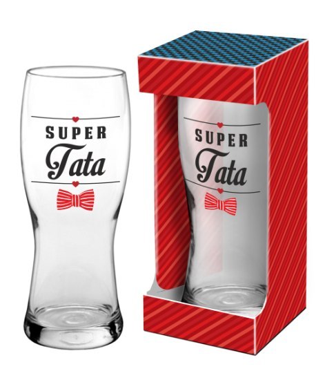 Szklanka do piwa 500ml Super Tata