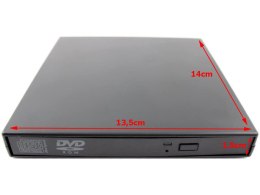 Napęd cd-r/dvd-rom/rw zewnętrzny usb nagrywarka 06224