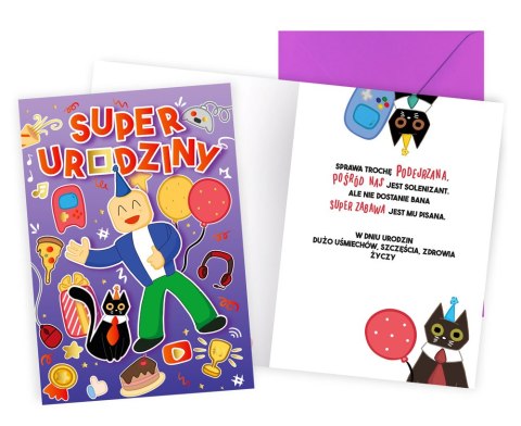 Karnet urodziny dziecięce (gra) PR-499 Karnet urodziny dziecięce (gra) PR-499