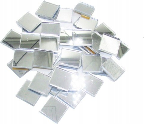 Lusterko kwadrat 3 x 3cm 50szt. HG-LUS05 Lusterko kwadrat 3 x 3cm 50szt. HG-LUS05