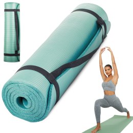 Mata do ćwiczeń fitness jogi joga areobic 180x60 zielona 14186_Z