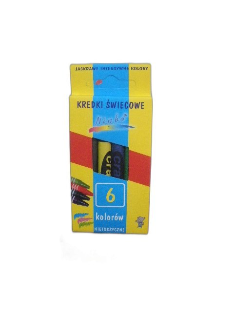 Kredki świecowe 6szt. | KS-106H/107Z Kredki świecowe 6szt. | KS-106H/107Z