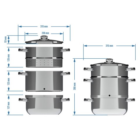 Sokownik nierdz. 5,2l | SOK5SN Sokownik nierdz. 5,2l | SOK5SN