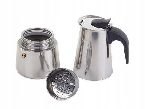 Włoska kawiarka italy zaparzacz kawy 6 filiżanek 300ml stal 07007 Włoska kawiarka italy zaparzacz kawy 6 filiżanek 300ml stal 07007