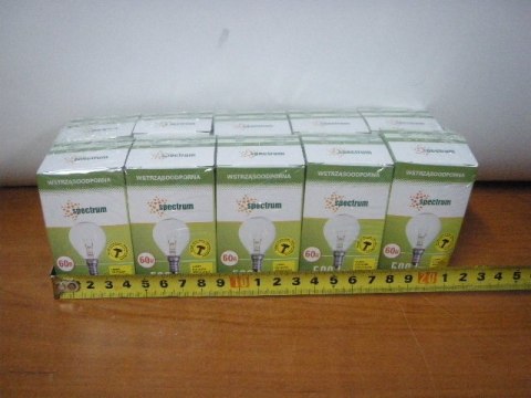 Żarówka 10szt. E14 kulka 60W Żarówka 10szt. E14 kulka 60W