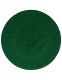 Beret damski w stylu francuskim zielony