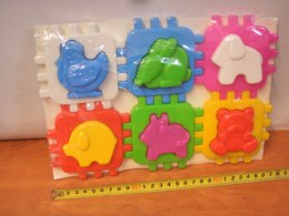 Puzzle edukacyjne wafle W-20