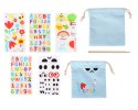 WOOPIE ART&FUN Zestaw Kreatywny Magiczna Torebka + Naklejki do Dekoracji ponad 109 szt.