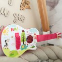 WOOPIE Gitara Akustyczna dla Dzieci Różowa 55 cm