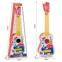 WOOPIE Gitara Klasyczna dla Dzieci Czerwona 57cm