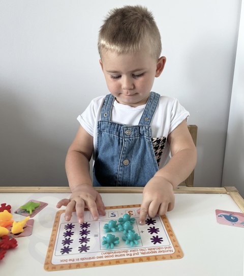 WOOPIE Zestaw Edukacyjny Nauka Liczenia Montessori Sorter Kolorów Morska Kraina 111 el. WOOPIE Zestaw Edukacyjny Nauka Liczenia Montessori Sorter Kolorów Morska Kraina 111 el.