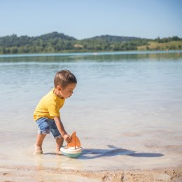 SMOBY Little Green Żaglówka Łódka do Wody z Bioplastiku