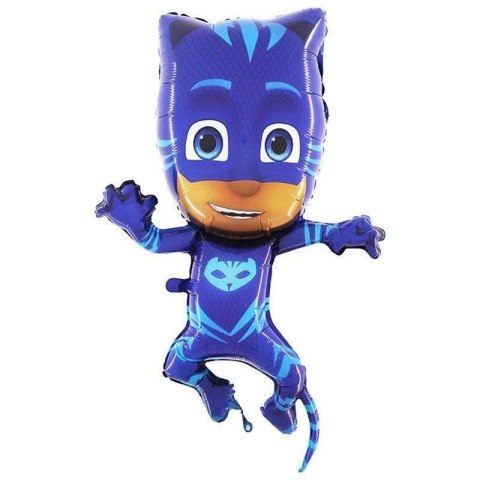 Balon Foliowy - PJ MASKS Pidżamersi Connor Kotboy niebieski Grabo