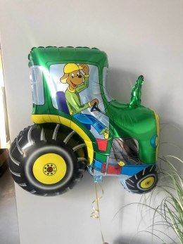 Balon Foliowy - Traktor Zielony, Grabo Grabo