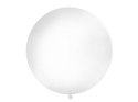 Balon lateksowy Gigant, Biały, Pastel White, 1m, 1 szt. Partydeco