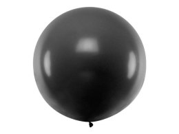 Balon lateksowy Gigant, Czarny, Pastel Black, 1m, 1 szt. Partydeco