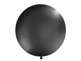 Balon lateksowy Gigant, Czarny, Pastel Black, 1m, 1 szt. Partydeco