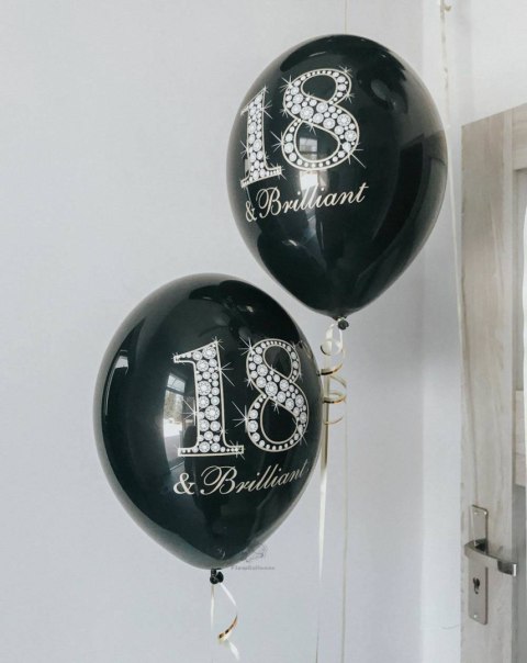 Balony Lateksowe, 18 Urodziny, Pastelowe Czarne, 30cm, 6szt. Partydeco Balony Lateksowe, 18 Urodziny, Pastelowe Czarne, 30cm, 6szt. Partydeco