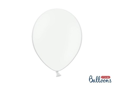 Balony lateksowe Strong, Białe, Pastel Pure White, 30cm, 10 szt. Partydeco Balony lateksowe Strong, Białe, Pastel Pure White, 30cm, 10 szt. Partydeco