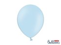 Balony lateksowe Strong, Niebieskie, Pastel Baby Blue, 30cm, 10 szt. Partydeco