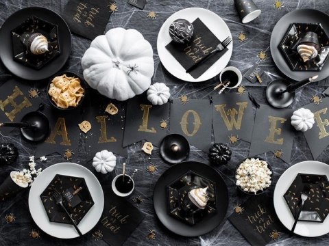 Baner Halloween, czarny, 20x175cm Partydeco Baner Halloween, czarny, 20x175cm Partydeco