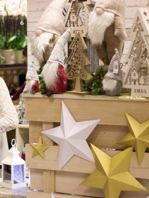 Dekoracja Gwiazdy, Złoty, różne rozmiary, 6 szt. Partydeco Dekoracja Gwiazdy, Złoty, różne rozmiary, 6 szt. Partydeco