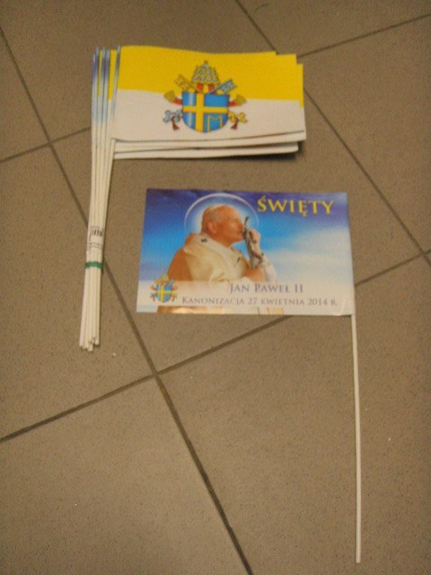 Chorągiewka JPII 10SZT 3604 Chorągiewka JPII 10SZT 3604