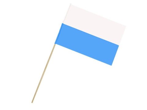Flaga materiał biało-niebieska 25szt. MARYJNA Flaga materiał biało-niebieska 25szt. MARYJNA