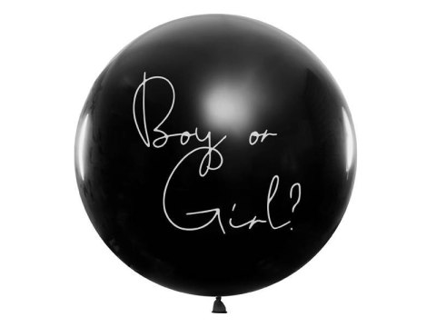 Balon Gigant Gender Reveal - Chłopiec 1m Partydeco