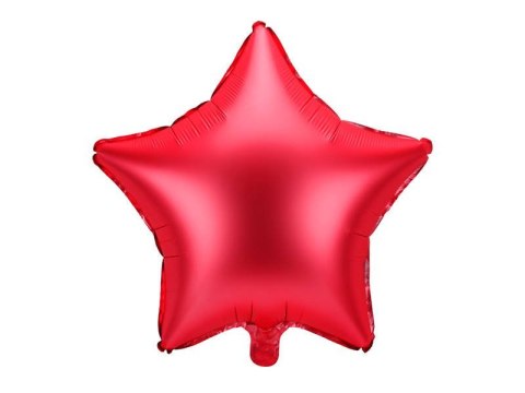 Balon foliowy Gwiazda, czerwona, 48cm Partydeco