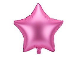 Balon foliowy Gwiazda, różowa 48cm Partydeco