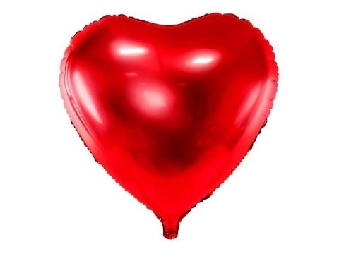 Balon foliowy Serce czerwone XXL 72x73cm Partydeco Balon foliowy Serce czerwone XXL 72x73cm Partydeco