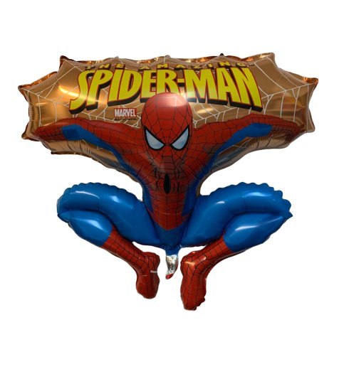 Balon foliowy - Spiderman, 53 cm złoty Grabo