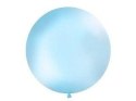 Balon lateksowe Gigant, Niebieski, Pastel Sky-Blue, 1m, 1 szt. Partydeco