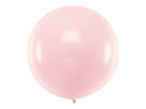 Balon lateksowy Gigant, Różowy, Pastel Pale Pink, 1m, 1szt. Partydeco Balon lateksowy Gigant, Różowy, Pastel Pale Pink, 1m, 1szt. Partydeco