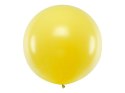 Balon lateksowy Gigant, Żółty, Pastel Yellow, 1m, 1 szt. Partydeco