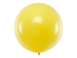 Balon lateksowy Gigant, Żółty, Pastel Yellow, 1m, 1 szt. Partydeco