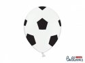Balony Lateksowe, Piłka nożna, 30 cm, (1 op. / 6 szt.) Partydeco